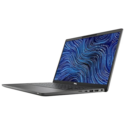 Side view showing USB-A and HDMI ports on Latitude 7420 laptop