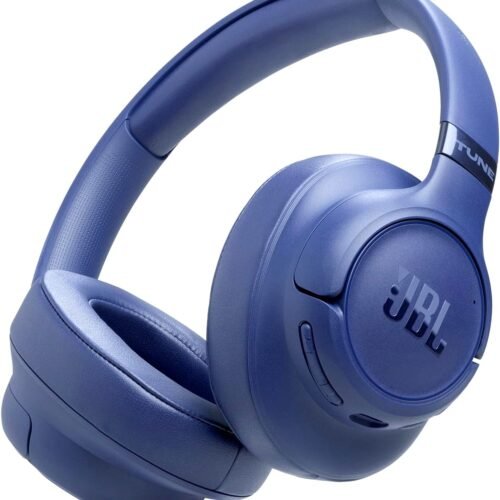 JBL Tune 780NC Wireless Over-Ear Adaptive Noise Cancelling Headphones with Hi-Res JBL Pure Bass & Spatial Sound, 76H Battery Life, 2-Mic Calls, Bluetooth 6.0, App Support – Blue (JBLT780NCBLU)