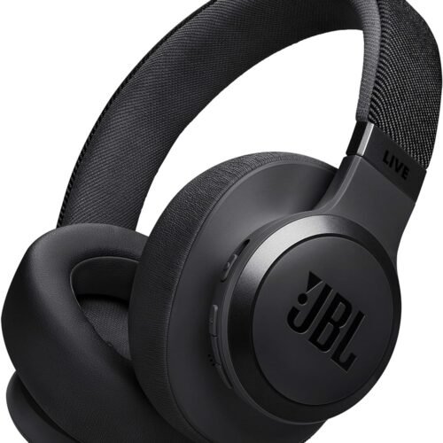 JBL LIVE 770NC Wireless Over-Ear Headphones – Adaptive Noise Cancelling, JBL Signature Sound, 70H Battery, Smart Ambient & Bluetooth 5.3, JBLLIVE770NCBLK, Black