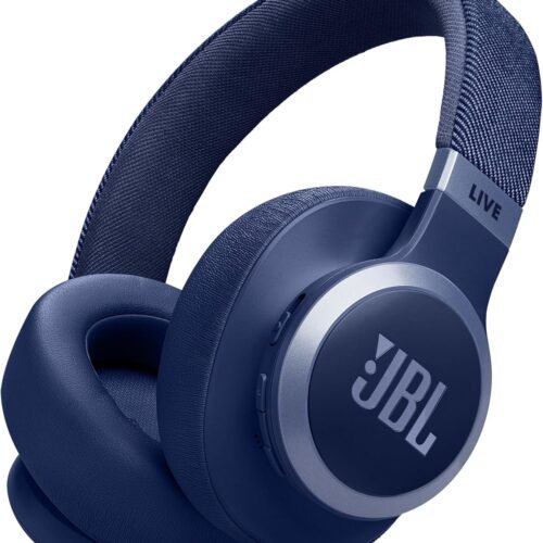 JBL LIVE 770NC Wireless Over-Ear Headphones – Adaptive Noise Cancelling, JBL Signature Sound, 70H Battery, Smart Ambient & Bluetooth 5.3, JBLLIVE770NCBLU, Blue