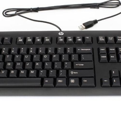 HP Keyboard :ku 1156   Wired USB, Height Adjust, Number Pad - Windows & Mac Compatible