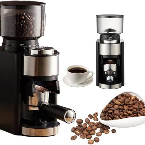 HB-583 Automatic Conical Burr Coffee Grinder – 31 Precise Grind Settings, Digital Timer & Large Bean Hopper for Espresso, Drip & French Press