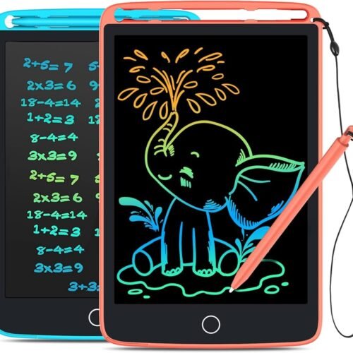 LCD Writing Tablet for Kids – Colorful Digital Doodle Board & Electronic Drawing Pad – Portable Educational Learning Toy with One-Touch Erase & Lock Function