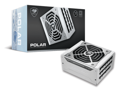 Cougar Polar 1050W Platinum Power Supply – 80 Plus Platinum Certified, Fully Modular, Ultra-Silent 135mm HDB Fan
