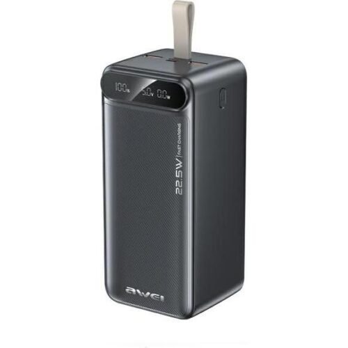 Awei PA-13 50000mAh Outdoor Power Bank | 22.5W Fast Charging & LED Display