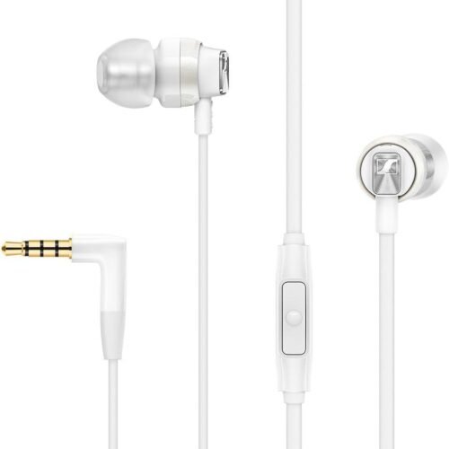 Sennheiser CX 300S Noise-Isolating Earbuds with Smart Remote (Silver)