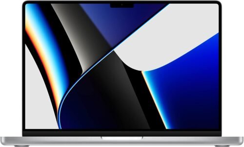 Apple  2021 MacBook Pro (14-inch, Apple M1 Pro chip with 8‑core CPU and 14‑core GPU, 16GB RAM, 512GB SSD) - Silver (Renewed)