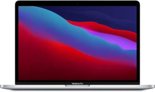 Apple 2020 MacBook Pro (13-inch, Apple M1 chip with 8‑Core CPU and 8‑Core GPU, 8GB RAM, 256GB SSD) - Silver (Renewed)