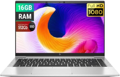 HP EliteBook 845 G8 Business Laptop, 14" FHD(1920 x 1080) Display, AMD Ryzen 5 Pro 5650U Processor 2.3-4.2GHz, 16GB RAM, 512GB SSD, Win 10 Pro, Silver(Renewed)