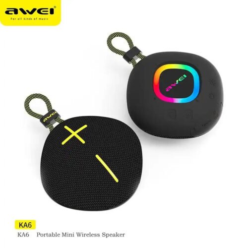 AWEI KA6 Wireless Speaker | 8W Output, Hi-Fi Music, TWS Pairing & Up to 6 Hours Playback