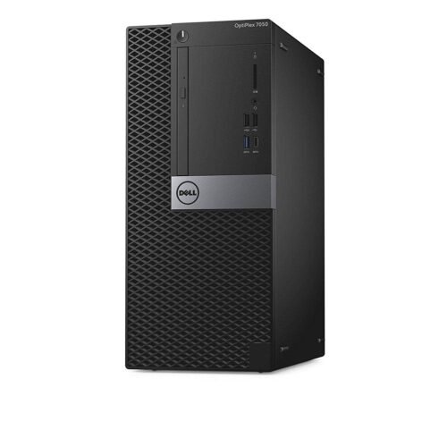 DELL OptiPlex 7050 MT Tower Core I3 7Gen , 8GB RAM 256GB SSD , Windows 11 Pro (Renewed)